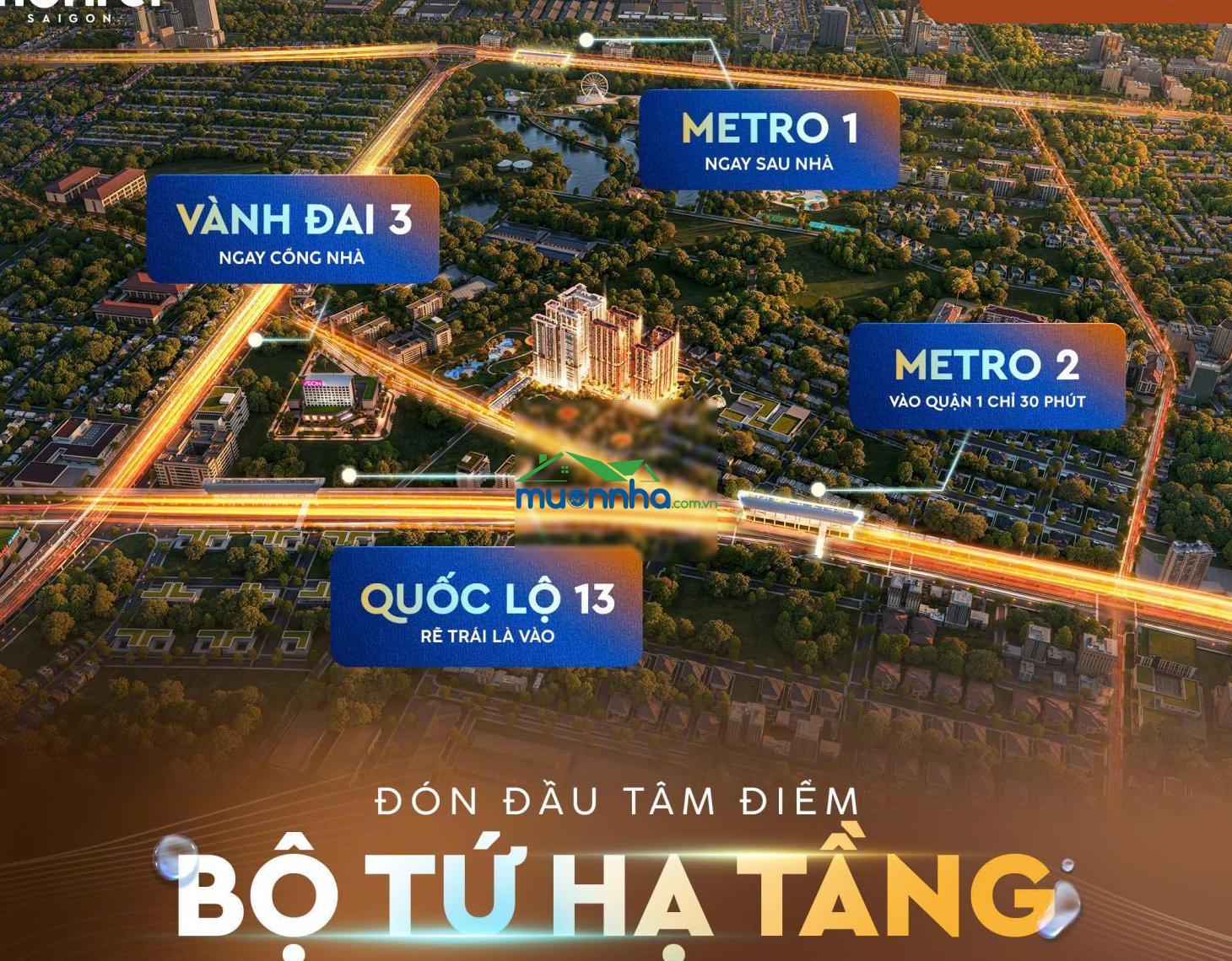 Bán căn hộ monrei saigon đối diện aeon mall 1,98 tỷ thanh toán linh hoạt - 2