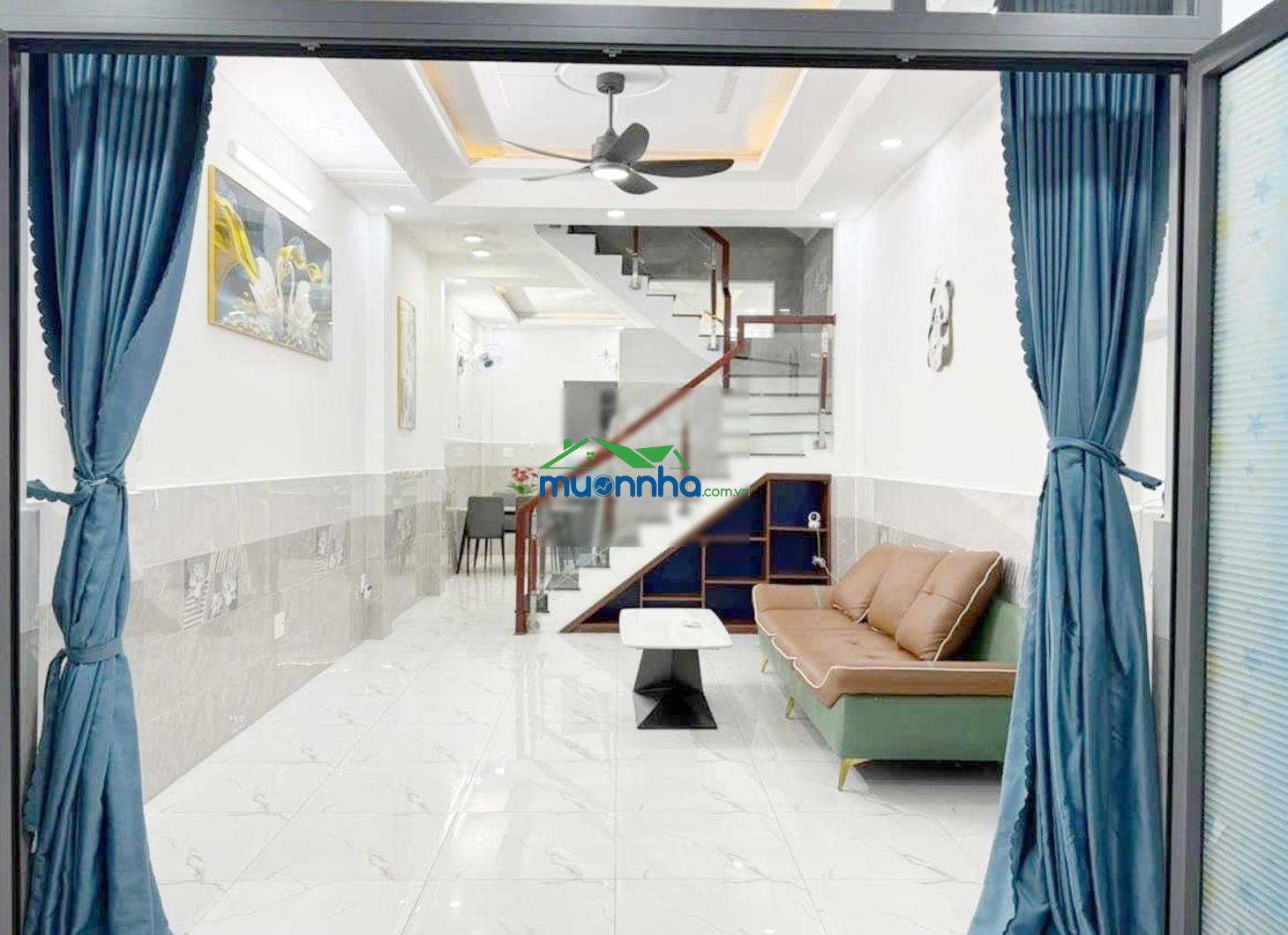 Hẻm xe hơi p12 gò vấp - 50m² vuông vức - 2 tầng đúc btct - nhà mới full nội thất - chỉ 5,79t tl - 3