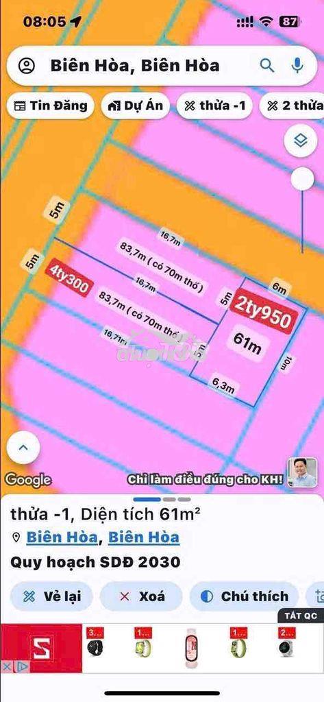 Bán 3 lô đất giá đầu tư mặt tiền nguyễn thị tồn - 3