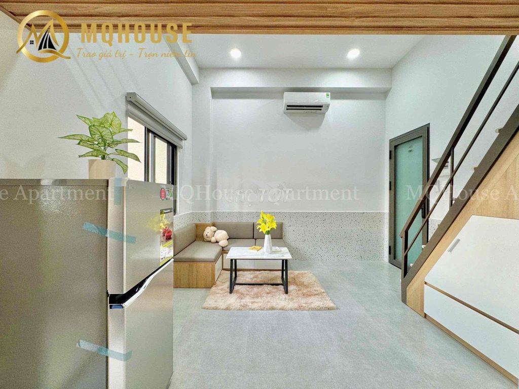 Cho thuê căn hộ 40m2 ban công siêu thoáng ngay vòng xoay dân chủ - 3