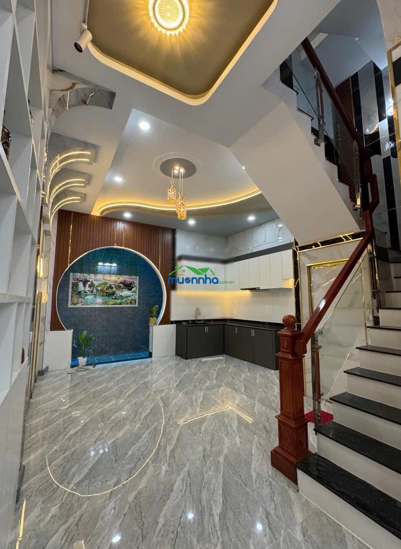 Nhà mới đẹp full nội thất hẻm xe hơi 6m lâm thị hố, quận 12 - 4
