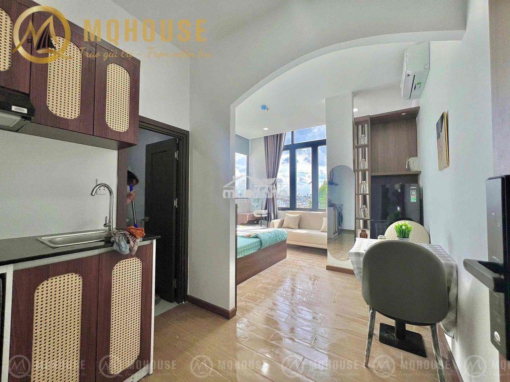 Thuê căn hộ 1pn tách bếp có cửa sổ ban công thoáng mát phú nhuận - 2