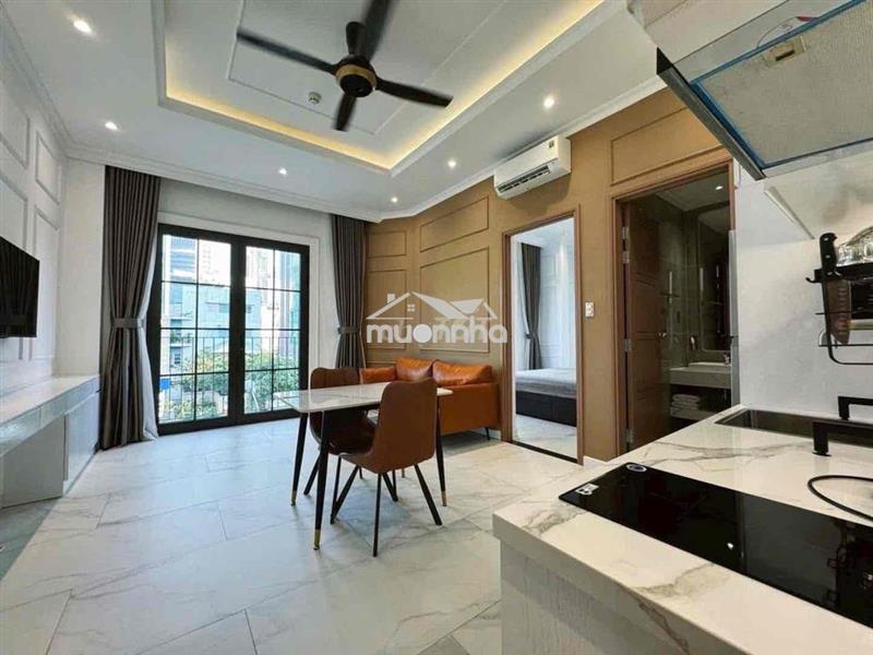 Căn hộ 1 phòng ngủ ban công cao cấp tại hoàng sa - quận 1 đầy đủ nt