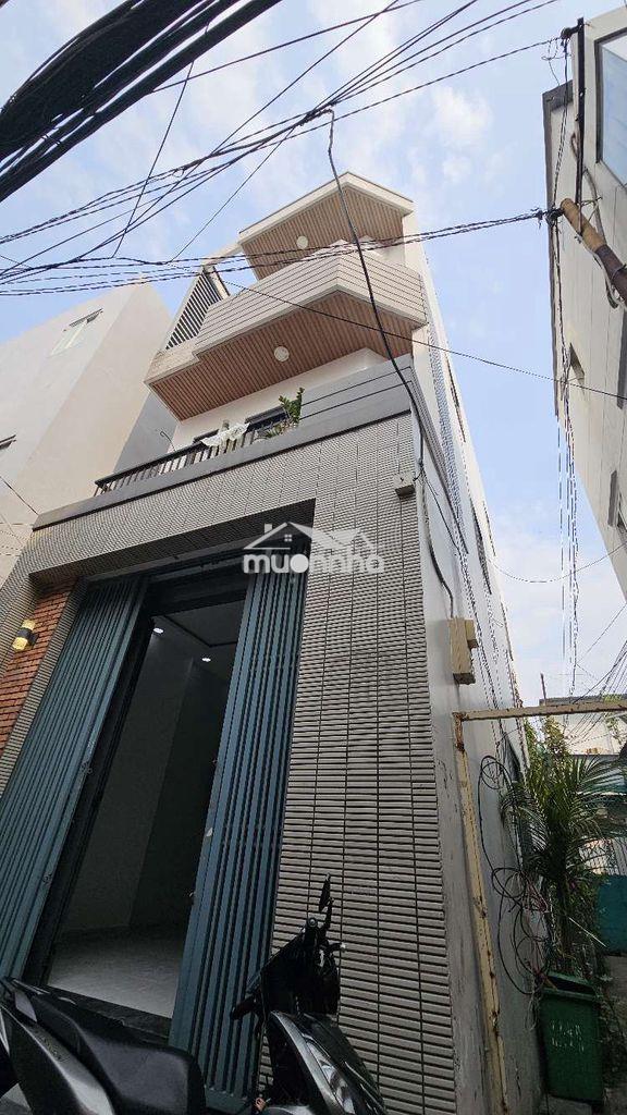 Nhà mới 2 lầu ba gác chay vivu âu dương lân