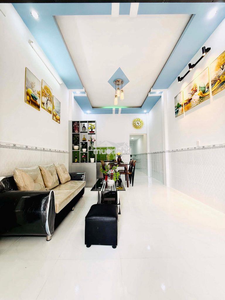 Nhà shr 42m2, trệt lửng, gần chợ ubnd xã đông thạnh, giáp quận 12.