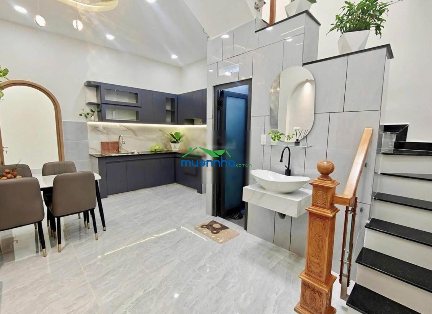 Chính chủ cần thanh lý nhà bình tân 1 trệt - 1 lầu (5x16m) giá: 870tr gần go an lạc. sổ riêng - 2
