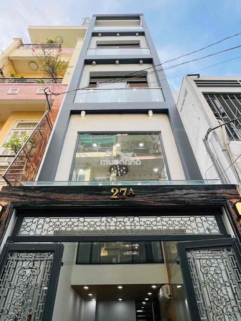 Bán nhà hẻm 4m cmt8 quận 3 dt 3.2 x 12 33m2 5 tầng giá 8.9 tỷ tl