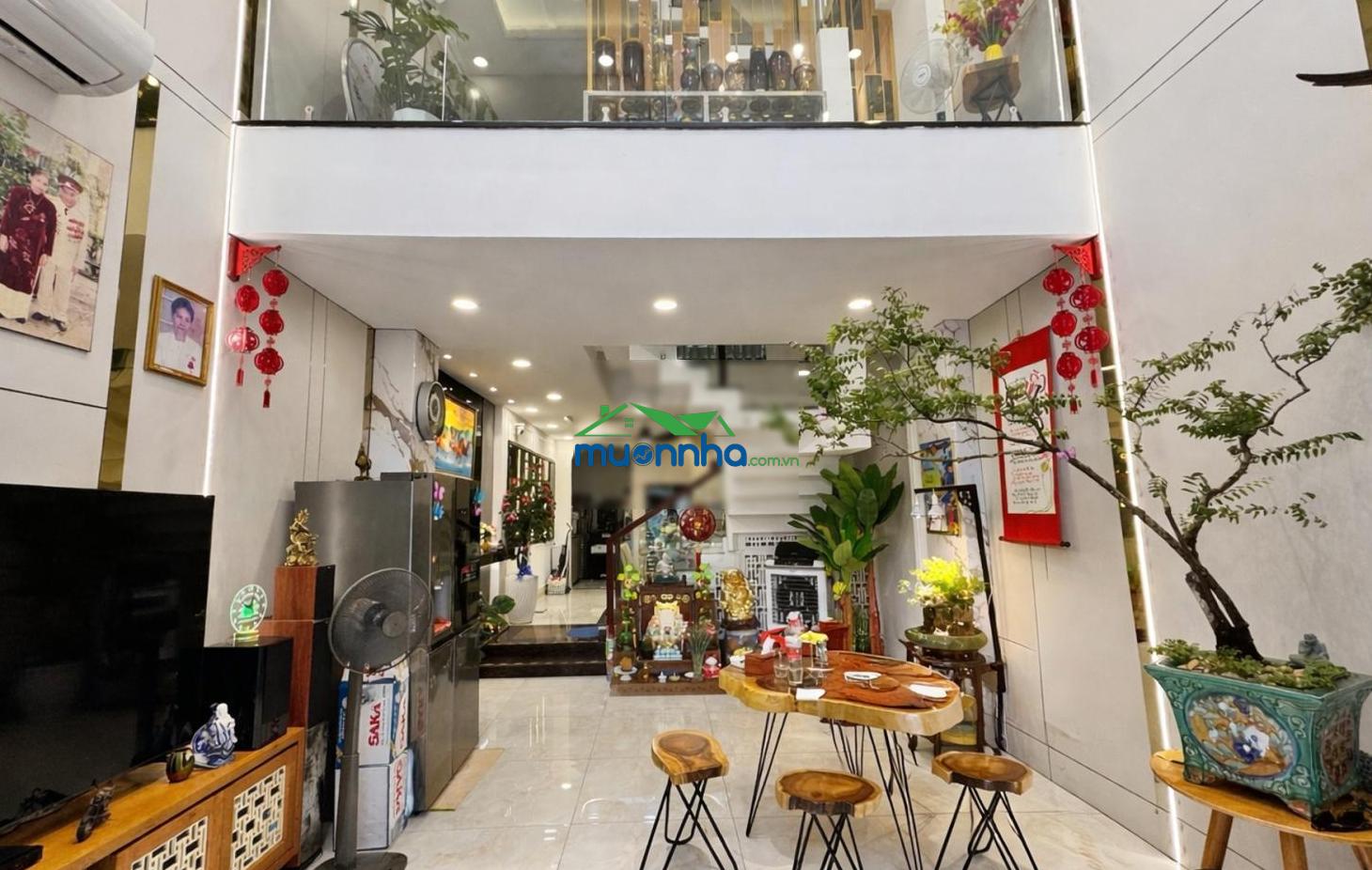 Hiếm hẻm ô tô phan huy ích - nhà siêu đẹp ngang 4.5x16m - khu đồng bộ cao cấp - 4
