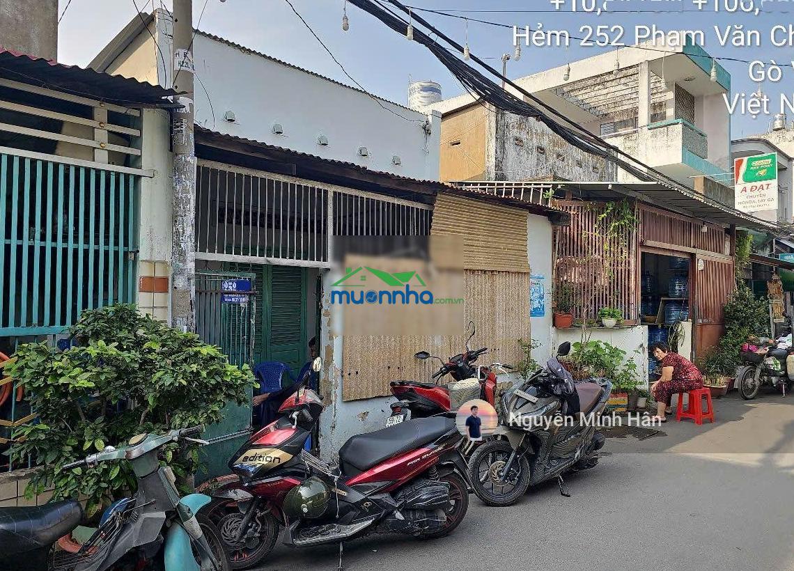 57tr/m2 đất odt 100% nhà c4 hxh 252 phạm văn chiêu p9, 5,75x47m cn 280m2 giá 16,3 tỷ tl - 3