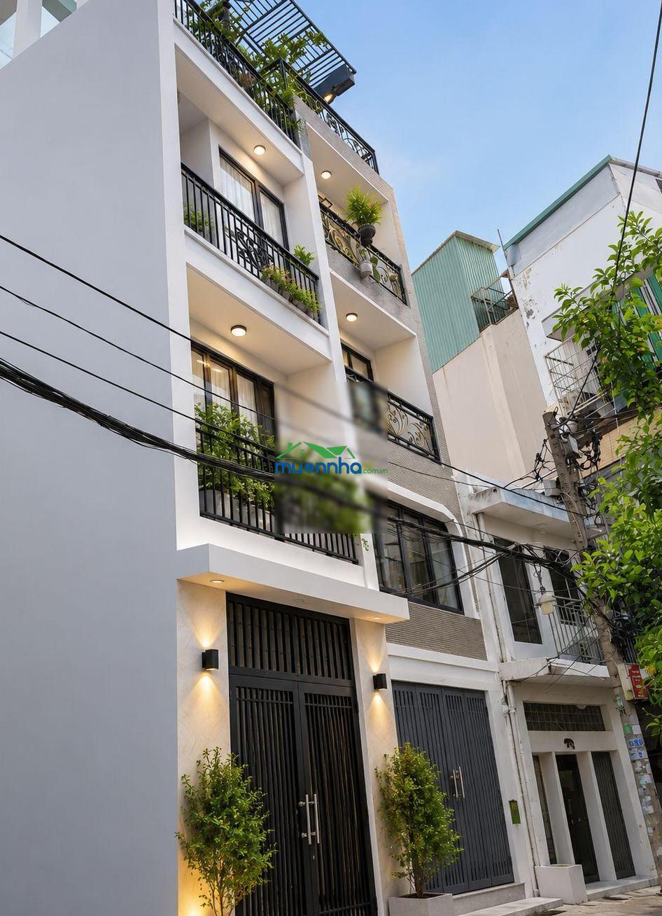 Bán nhà đường lạc long quân,sát đầm sen, cách 1 căn ra mặt tiền (4x14m x 4 tầng) giá nhỉnh 6tỷ tl - 3