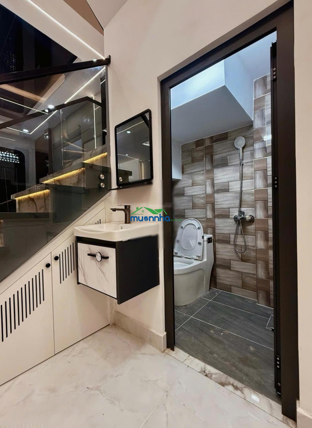 Nhà mới ngay kinh dương vương - gần nhà thi đấu quận bình tân - 4x10m 2 tầng - giá 4, x tỷ - hẻm 4m - 2