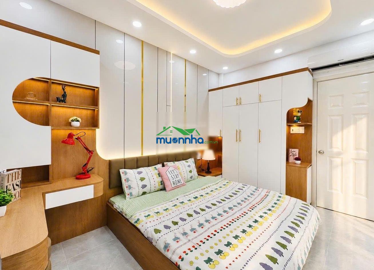 Lên sóng nhà đẹp lý thường kiệt p7 gò vấp 44m2, 2 tầng đúc 3pn có phòng trệt 5.45 tỷ - 4