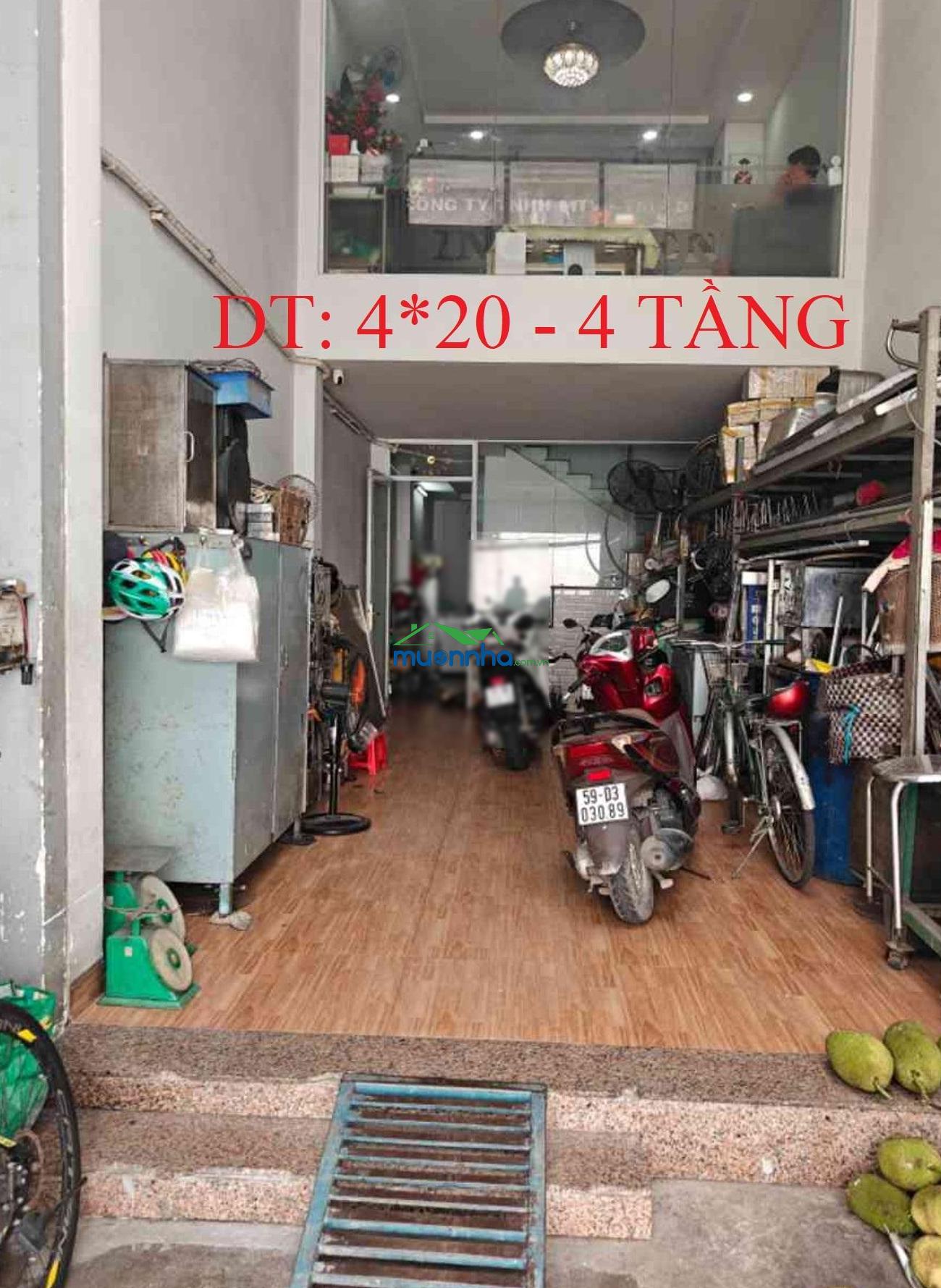 Nhà 80m2 - 4 tầng - trục đường thoại ngọc hầu - đường xe tải tránh - 3