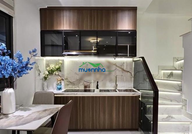 Giá mới 3.48 tỷ. siêu phẩm 3 tầng- nhà mới full nội thất kế đh công thương, aeon tân phú 3 pn 3 wc - 3