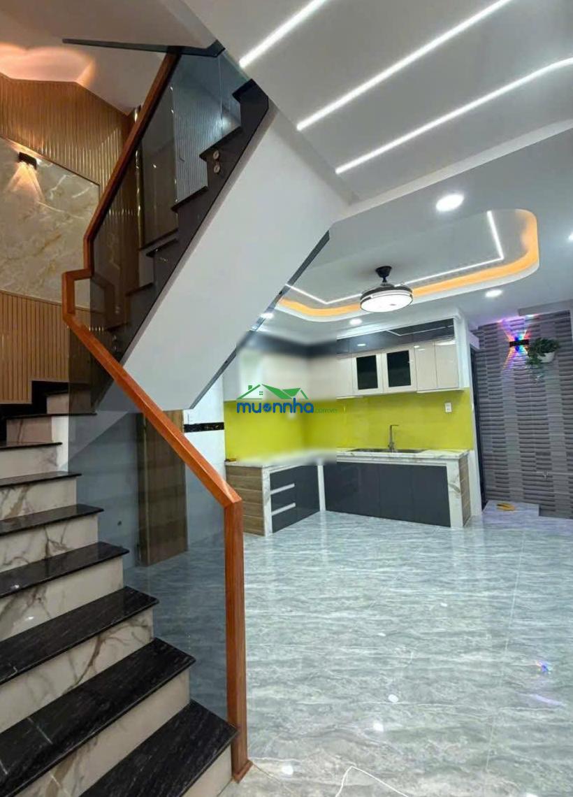 Nhà mới hẻm xe hơi khu phân lô dt:4,15x18 nh4,5 đúc 4,5 tấm full nt chỉ 7t6 tl mạnh a/c sở hữu ngay - 3