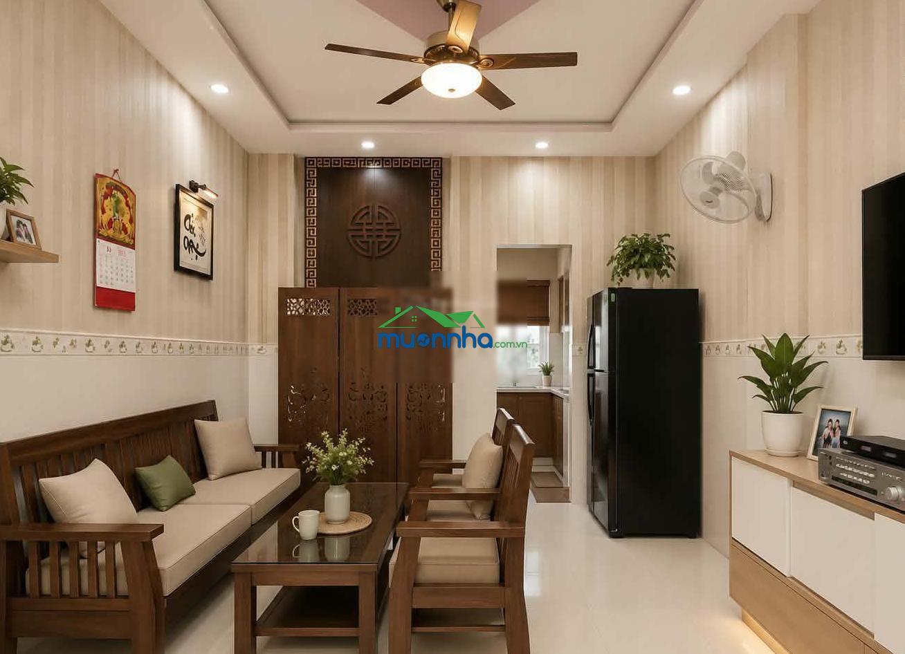 Bán nhà 3 tầng đúc hẻm 4m thông ngay lê thúc hoạch - 4x9 nhỉnh 4t - 2