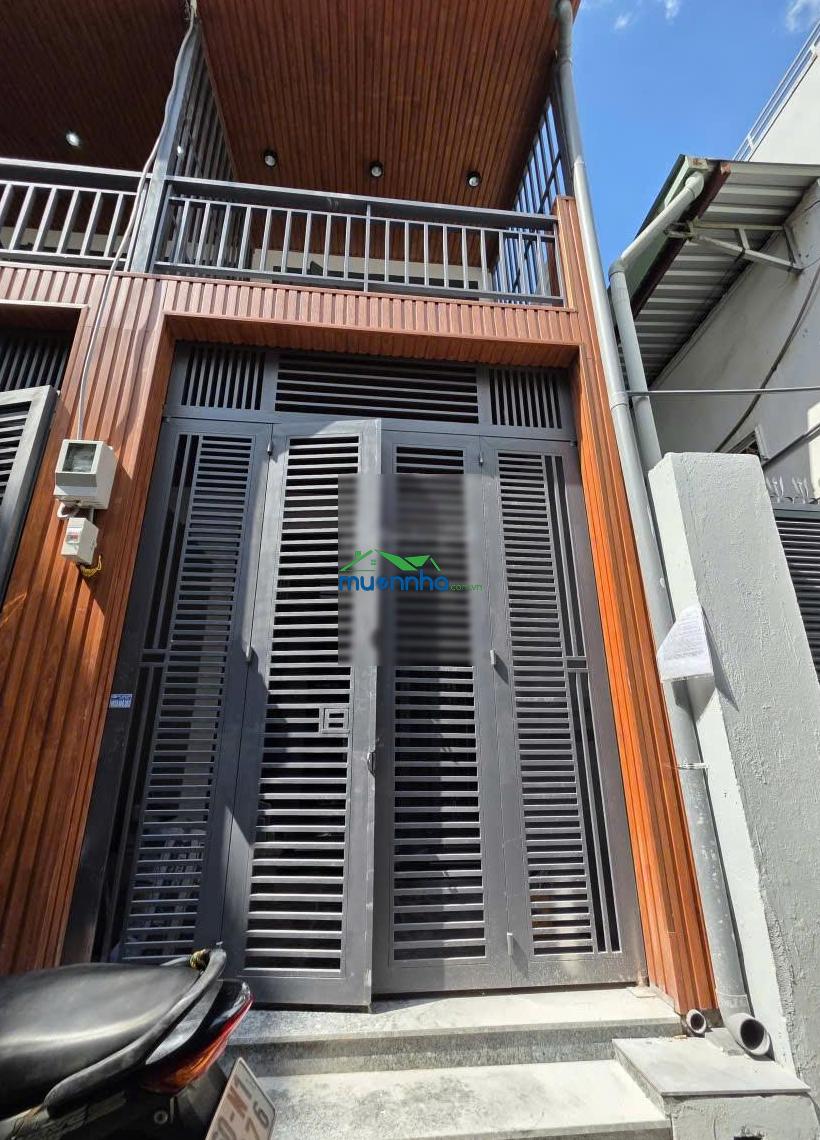 Nhà xây mới trệt lầu thới an 04, q12