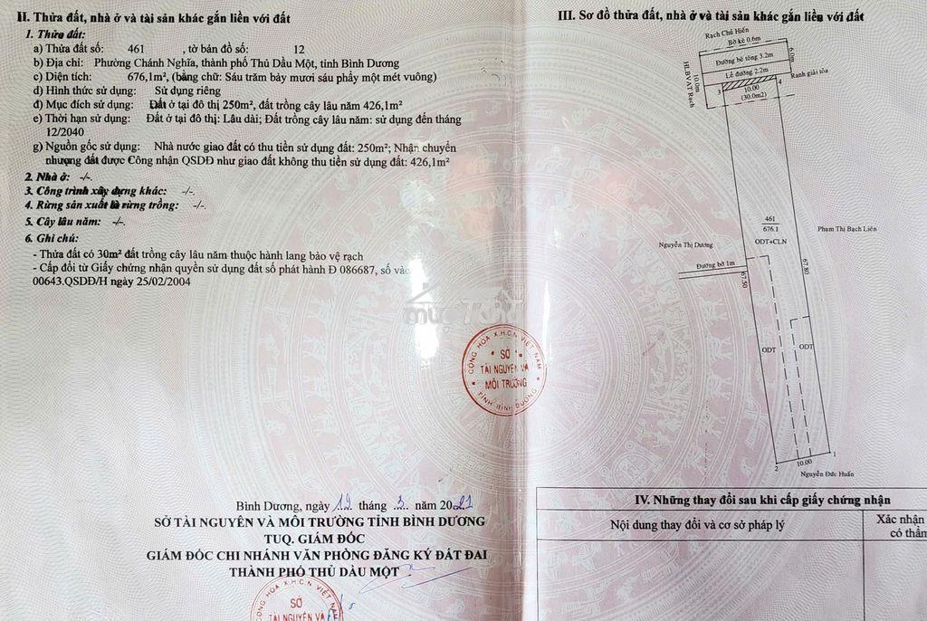Hạ giá bán gấp giấy trọ gần công viên bạch đằng thủ dầu một bình dương - 2