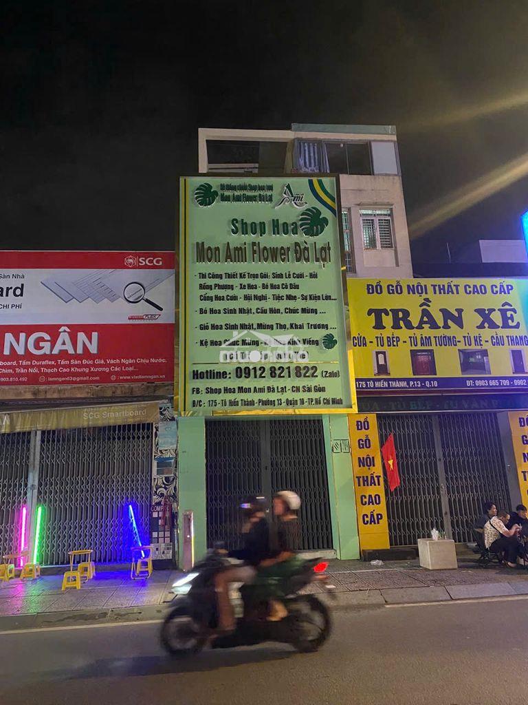 Cần cho thuê gấp 175 tô hiến thành gần bigc. dt: 8x 16m, 6 lầu . đẹp
