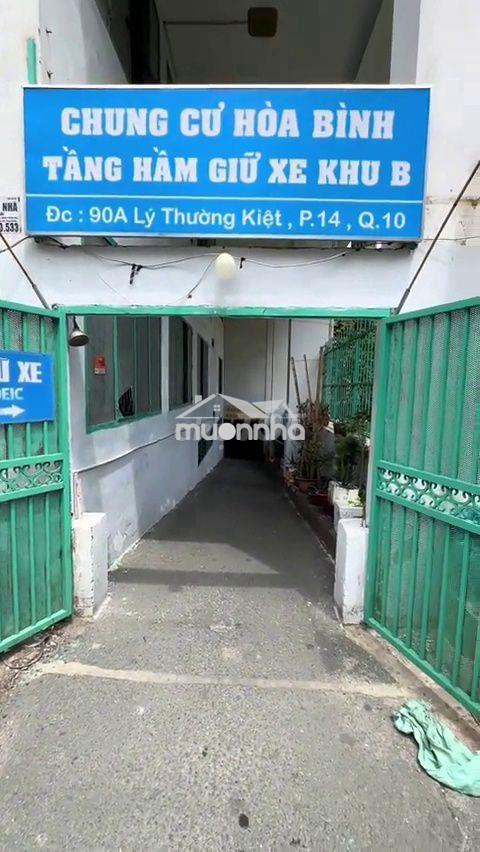 Bán căn hộ chung cư hòa bình, quận 10, 55m2 - 3.15 tỷ - 3
