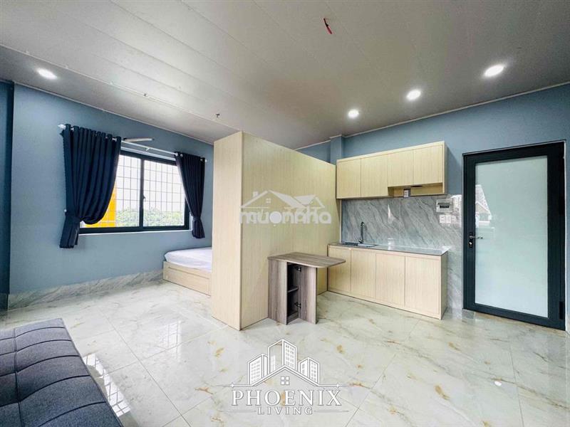 Căn hộ 1 phòng ngủ - tách bếp full nội thất ngay mặt tiền trường chinh