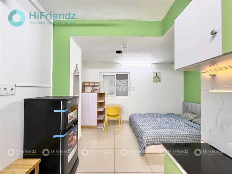 🔥Phòng studio full nội thất_thang máy_gần cầu công lý_nhận xe điện✅