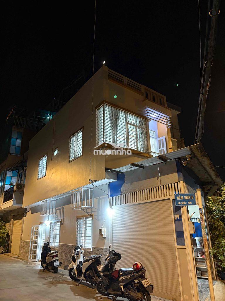 Nhà mới 2 phòng 7 triệu 3.3 x 12m hẻm ô tô gần cầu rạch tôm số 1902