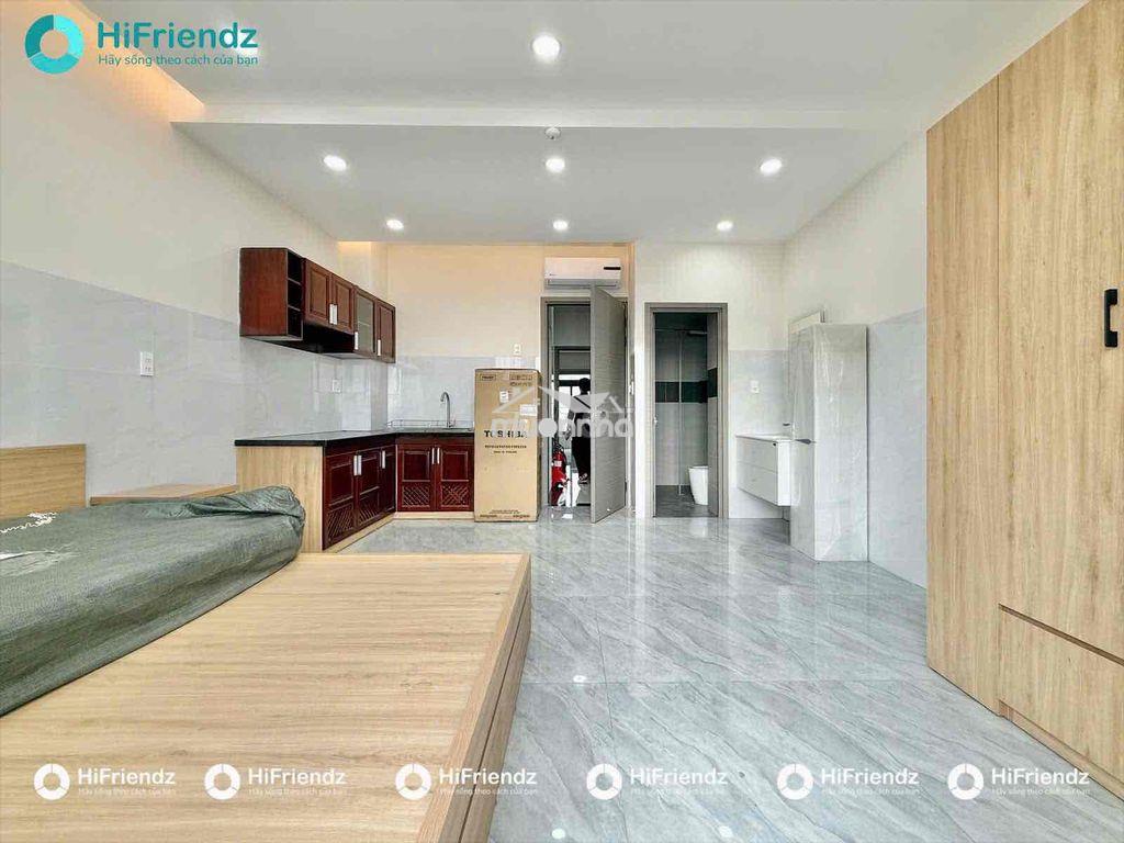 Studio cao cấp full nội thất ban công thang máy mới xây ngay cầu vượt - 3