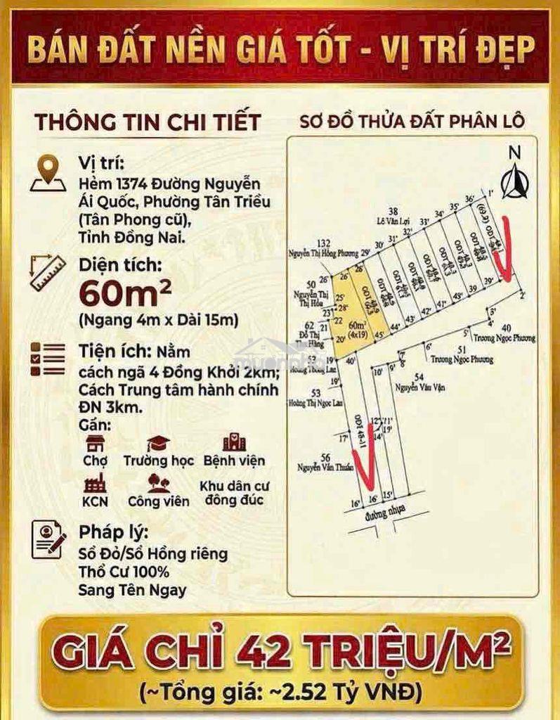 Bán đất kdc tân phong đường ô tô - 3