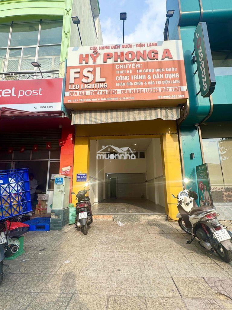 Cho thuê nhà nguên căn mặt tiền sầm uất 297 tân sơn nhì