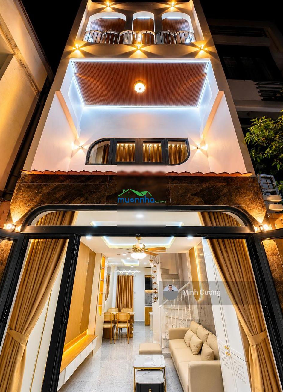 Siêu phẩm thích quảng đức, sát phan xích long, dtsd 60m2, 3 tầng 4pn, hẻm 3.5m thông cách mt 20m