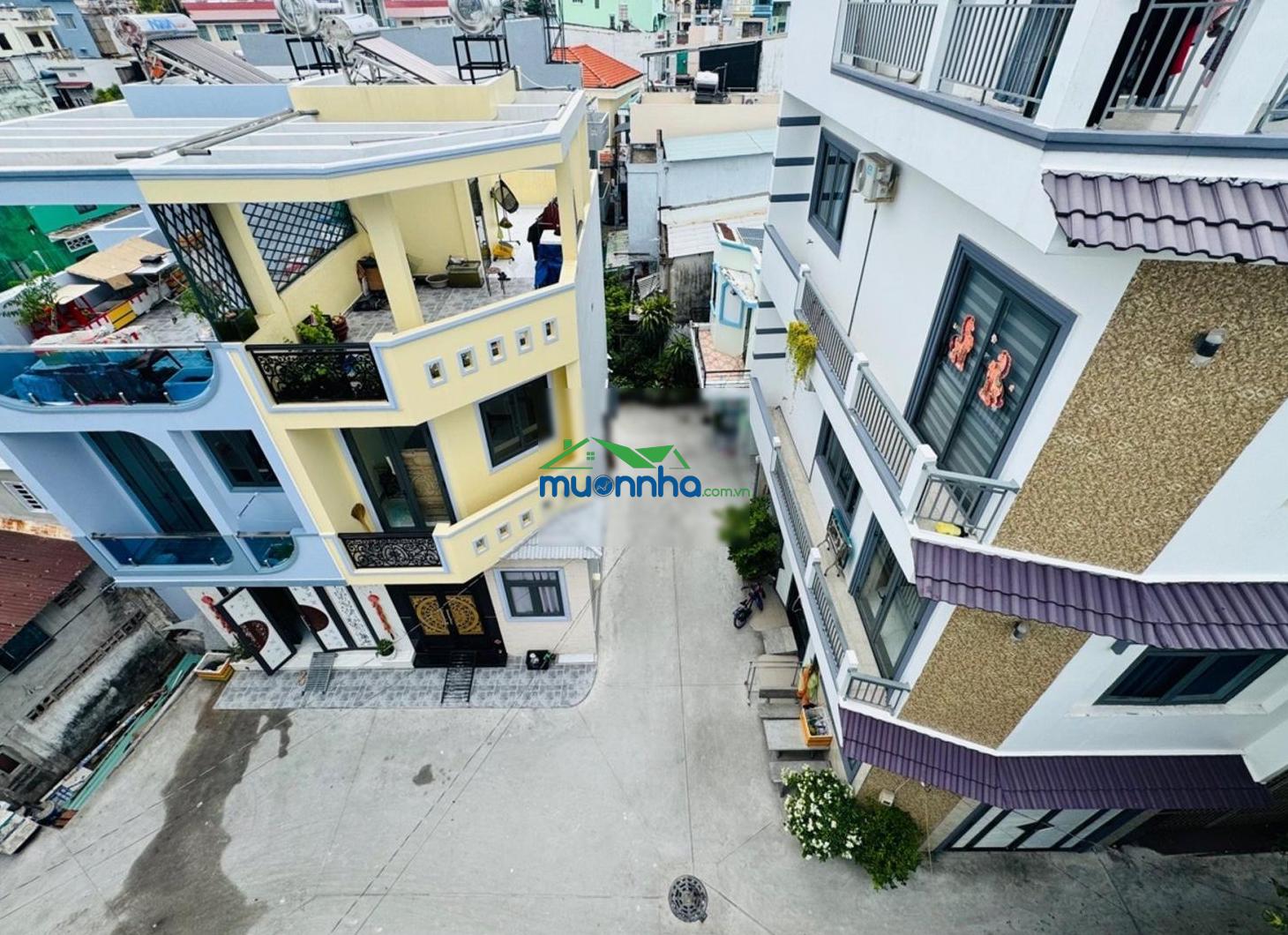 Nhà đẹp 4 tầng - hẻm xe tải tránh - dt: 48.9m2 lô góc - 4 tầng - 5pn, nhỉnh 5 tỷ