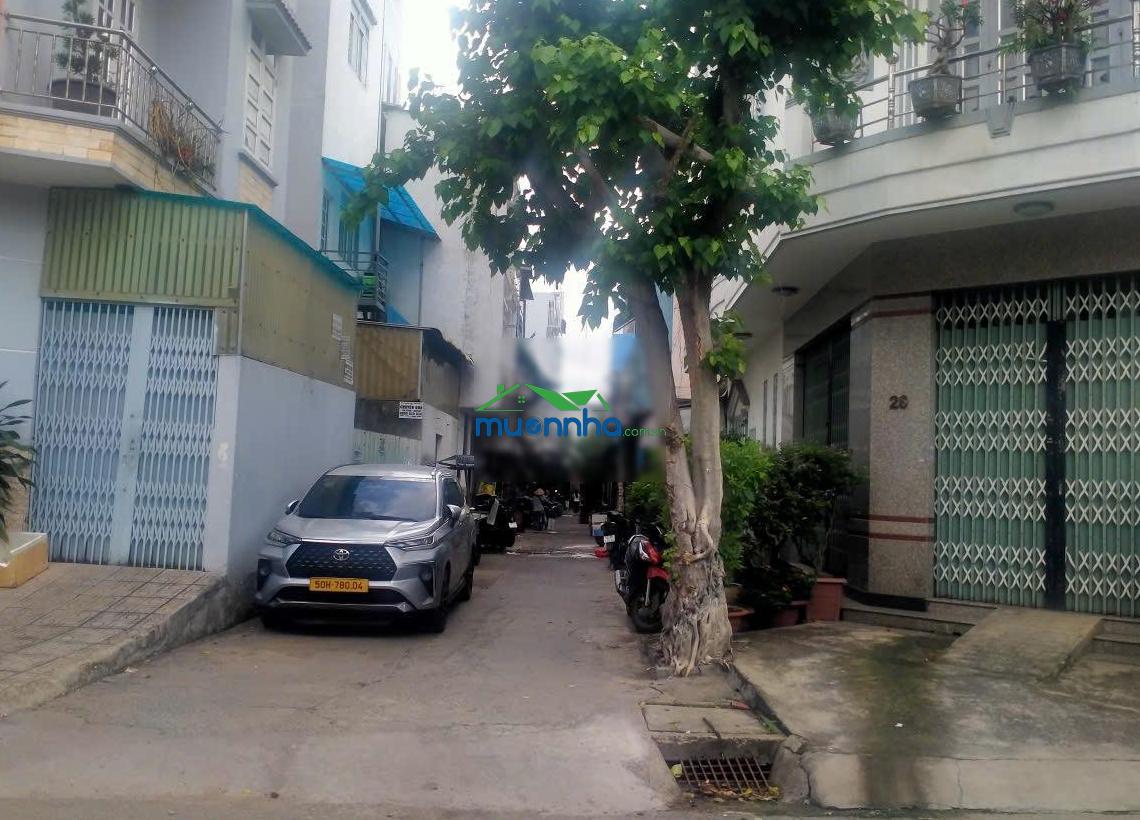 Bán nhà xe hơi đậu cửa khu vip bông sao p.5 q.8 - 4m-7m - 4 tầng btct nhỉnh 4,98 tỷ - 4