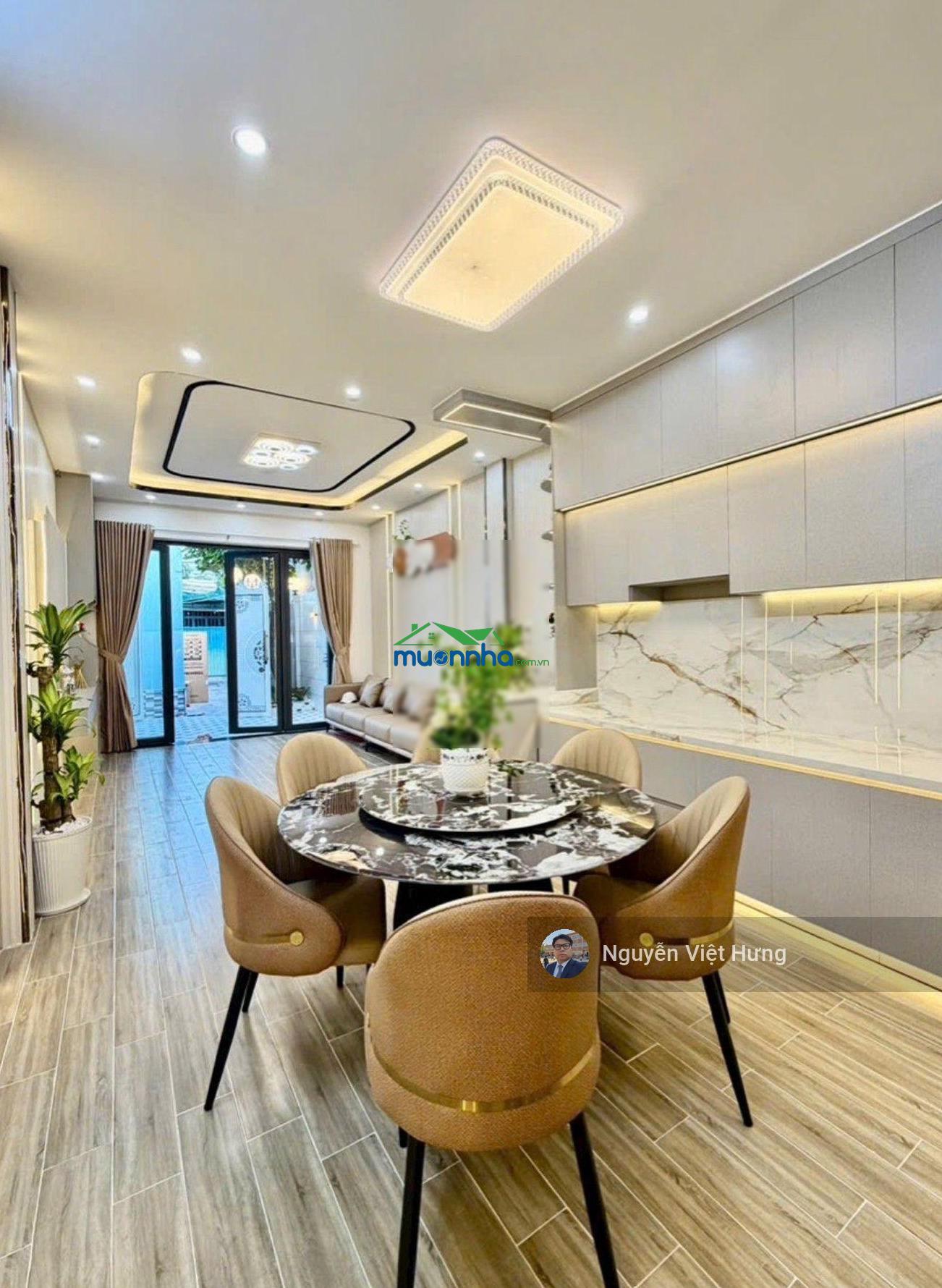 Bán nhà đẹp nhà bè, 100m2 thổ cư, full nội thất cao cấp, sổ riêng, hoàn công, chỉ hơn 4 tỷ - 4