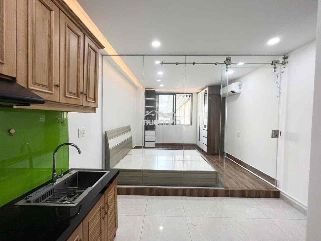 Siêu phẩm 1pn tách bếp cửa sổ nhà siêu đẹp thang máy hầm xe chỉ 6tr5 - 3