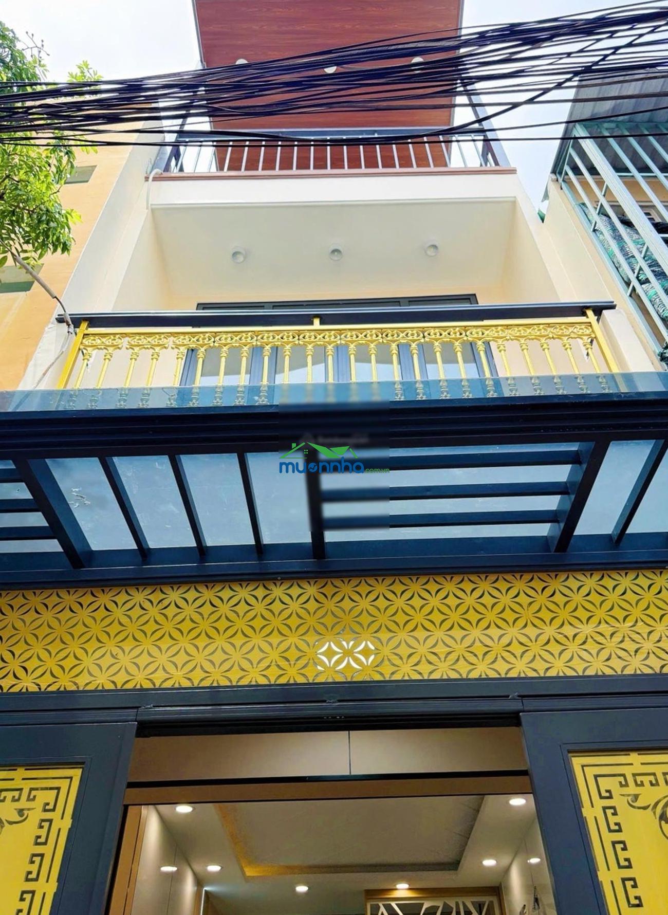 Nhà gần đường nguyễn tất thành, quận 4 - 49,4m, 4 tầng, 5pn, 4wc - 5,55 tỷ