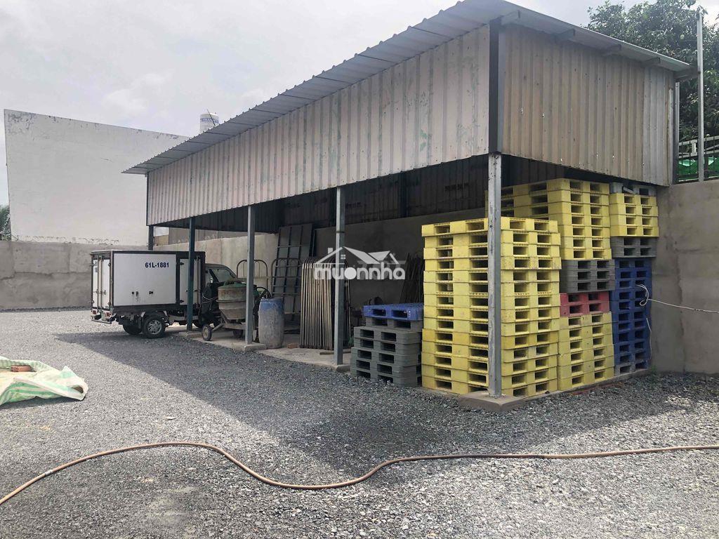 Cho thuê đất + kho (như hình) dt:15x34=500m2 đường xe contenter vào - 2