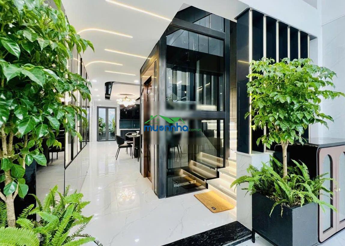 Nhà đẹp có thang máy 4x22 (5 lầu) hẻm 7m tân hòa đông - 4