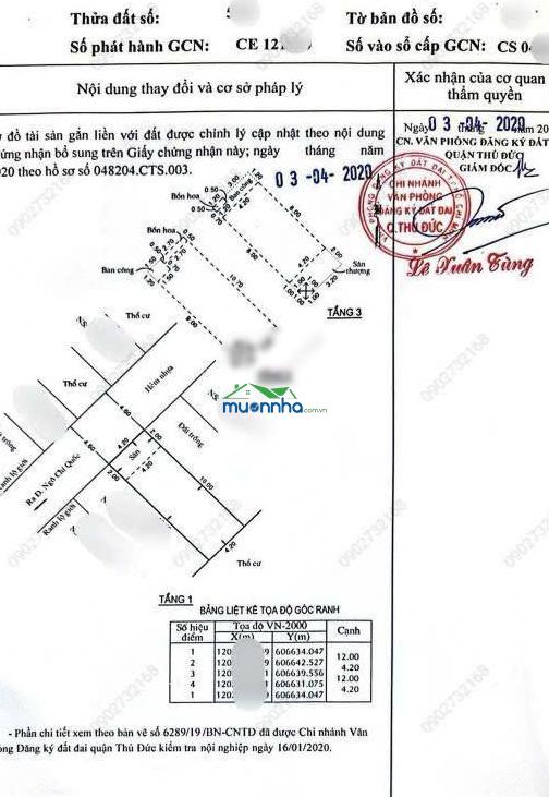 Bán nhà 3 tầng hẻm xe hơi ngô chí quốc - nhà chủ xây tâm huyết, đủ công năng