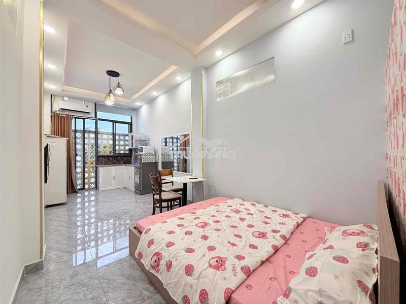 Căn hộ mini full nội thất rộng 35m2 thoáng mát ngay bùi đình tuý