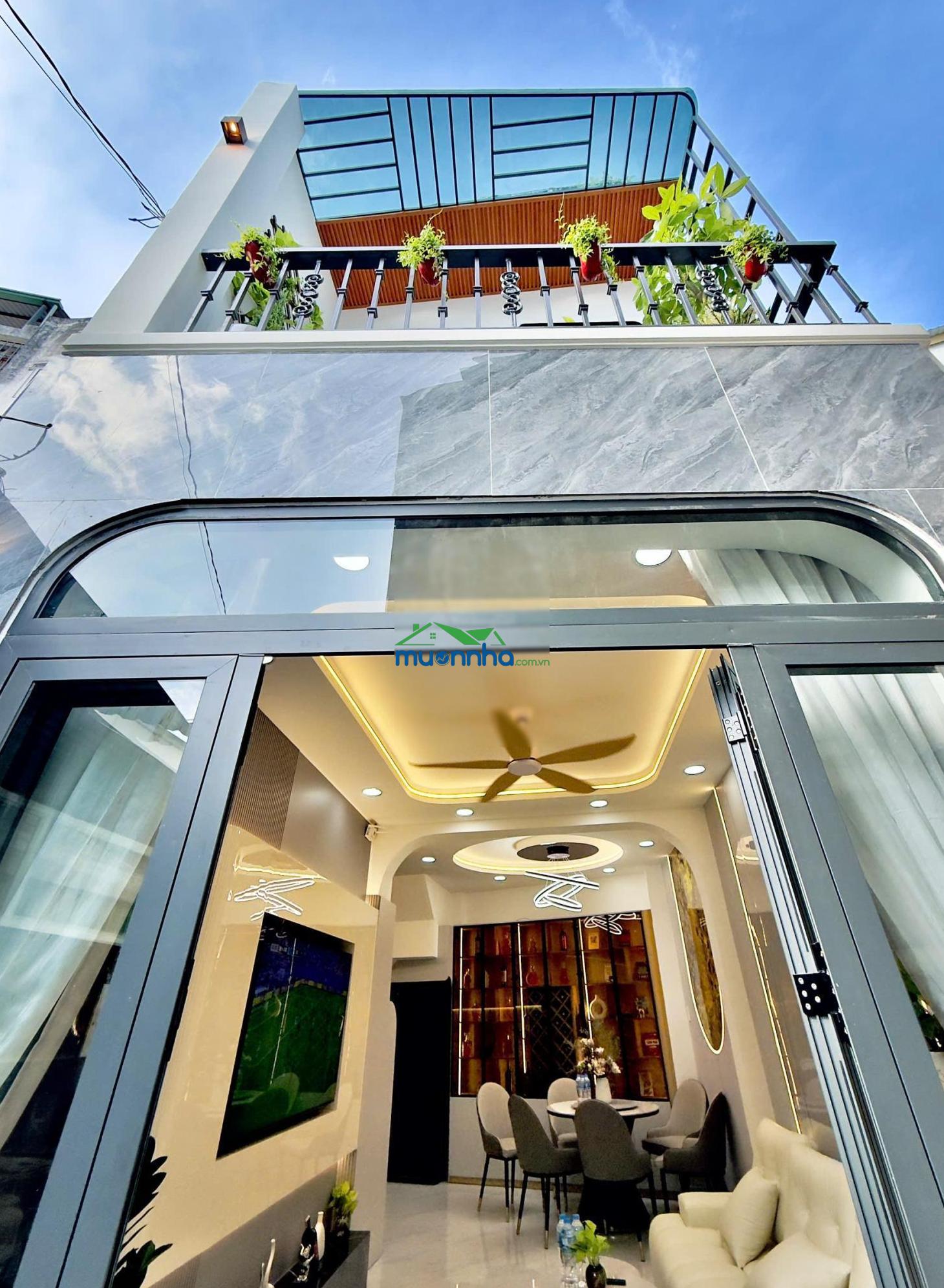 Bán nhà trệt, lầu, sân thượng 47m2, hẻm cụt nguyễn trung trực, bình thạnh giá 6.8ty - 3