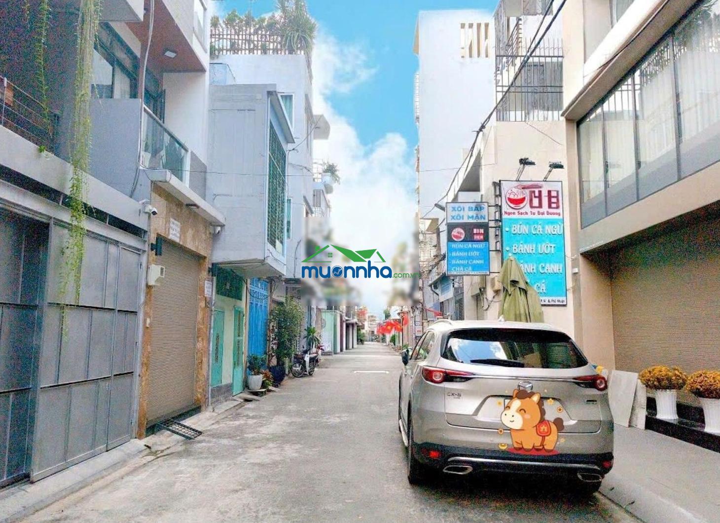 Hẻm xe hơi 174 đặng văn ngữ phú nhuận | vừa ở vừa kinh doanh sầm uất, hẻm xe hơi rộng - 4