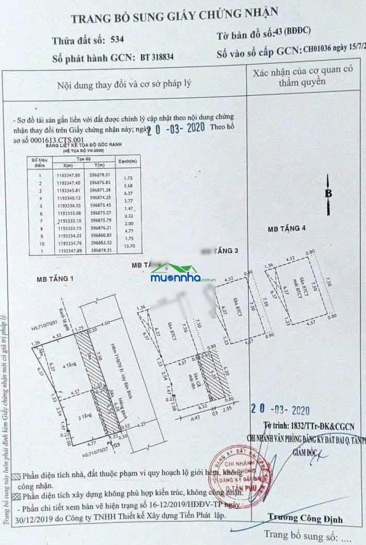 Siêu phẩm hẻm xe tải lũy bán bích ngang khủng 14m 5 tầng dòng tiền 20 triệu/tháng chỉ 9.9 tỷ - 3