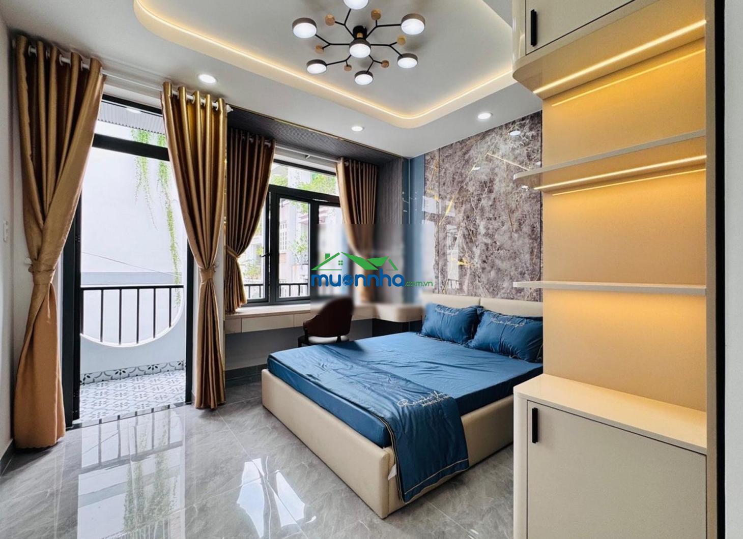 Hẻm ô tô, có thang máy, sát mặt tiền thích quảng đức - 4 tầng (4 x 12.5m) - nhà đẹp vào ở ngay - 3