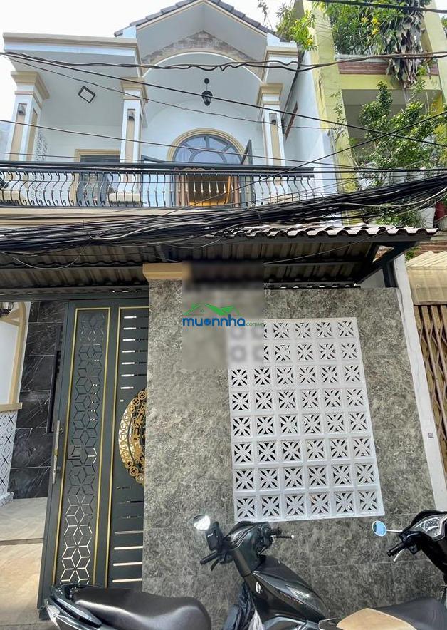 104m2, nhà đẹp, hẻm thông, gần vòng xoay phú lâm, quận 6