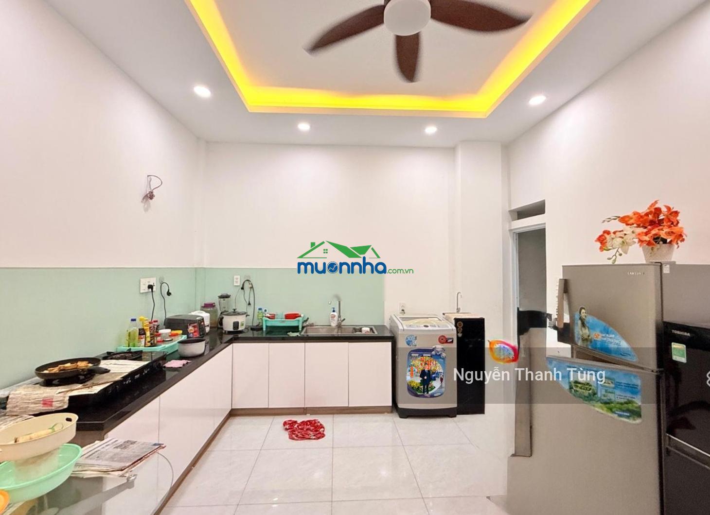 Nhà 4 tầng khu dân cư tân tiến, tân thới hiệp, quận 12, dt 100m2, ngang 5m hiếm, sẵn dòng tiền. - 4