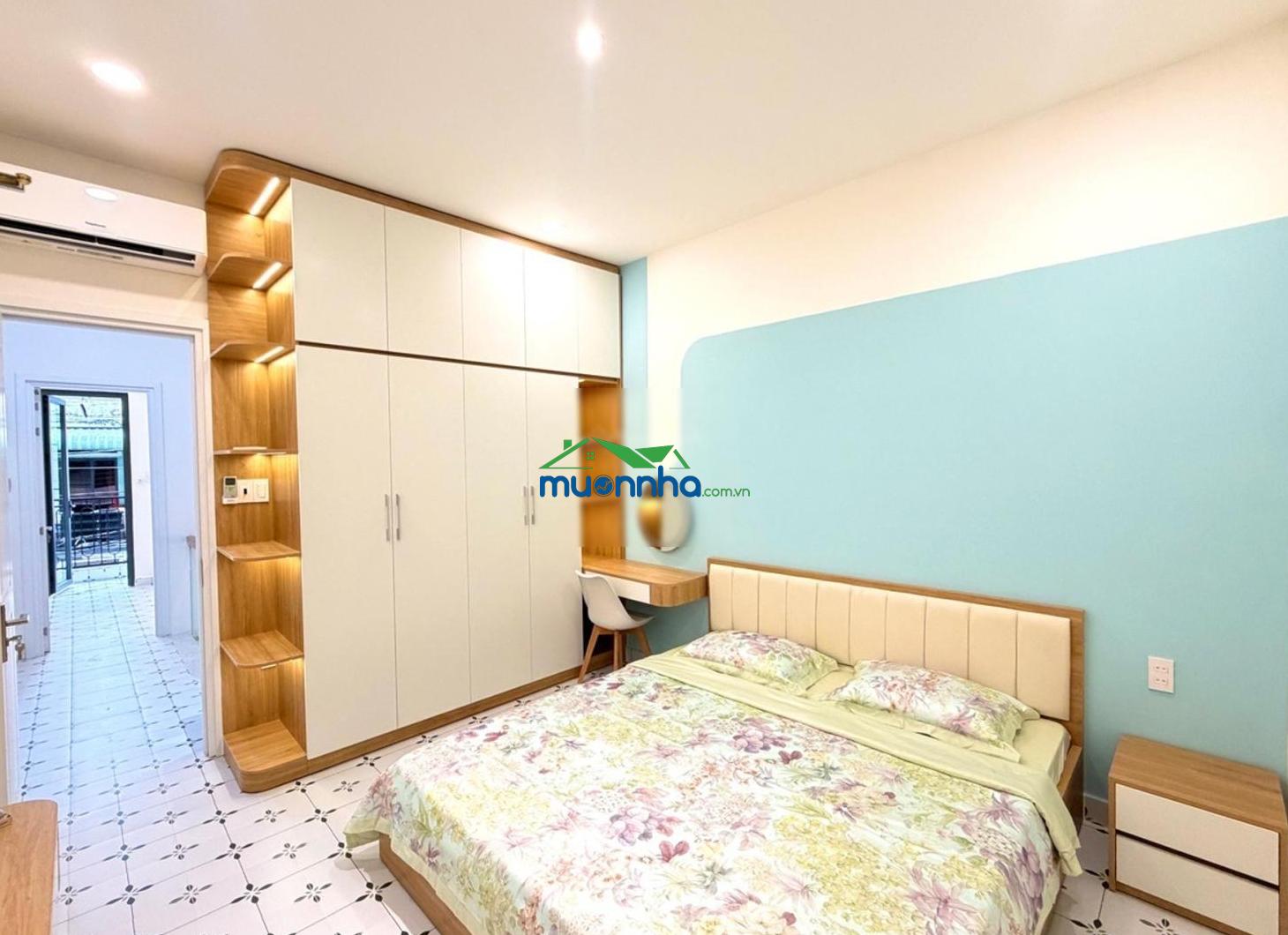 Hiếm -hẻm xe hơi thông phan văn trị bình thạnh - 44m2 nở hậu - nhà mới tặng full nội thất chỉ 5xty - 2