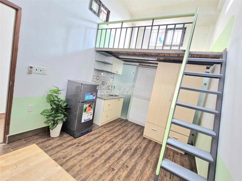 Phòng gác 2m | full nt | thang máy | âu dương lân q8 gần cầu chữ y