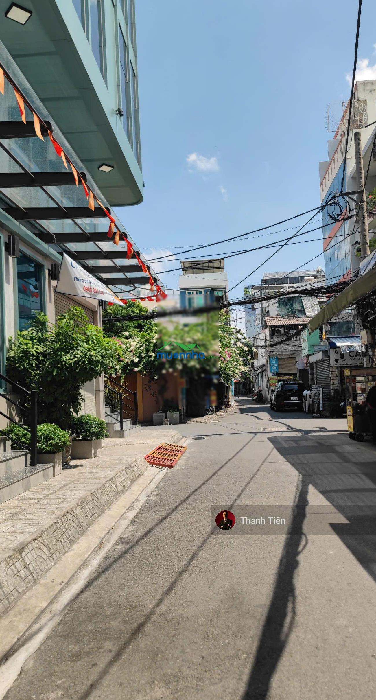 Khuôn đất siêu hiếm 8x18m, sẵn nhà 4 tầng. hđt 70tr/th. hẻm nhựa 8m sát mặt tiền trương công định - 3