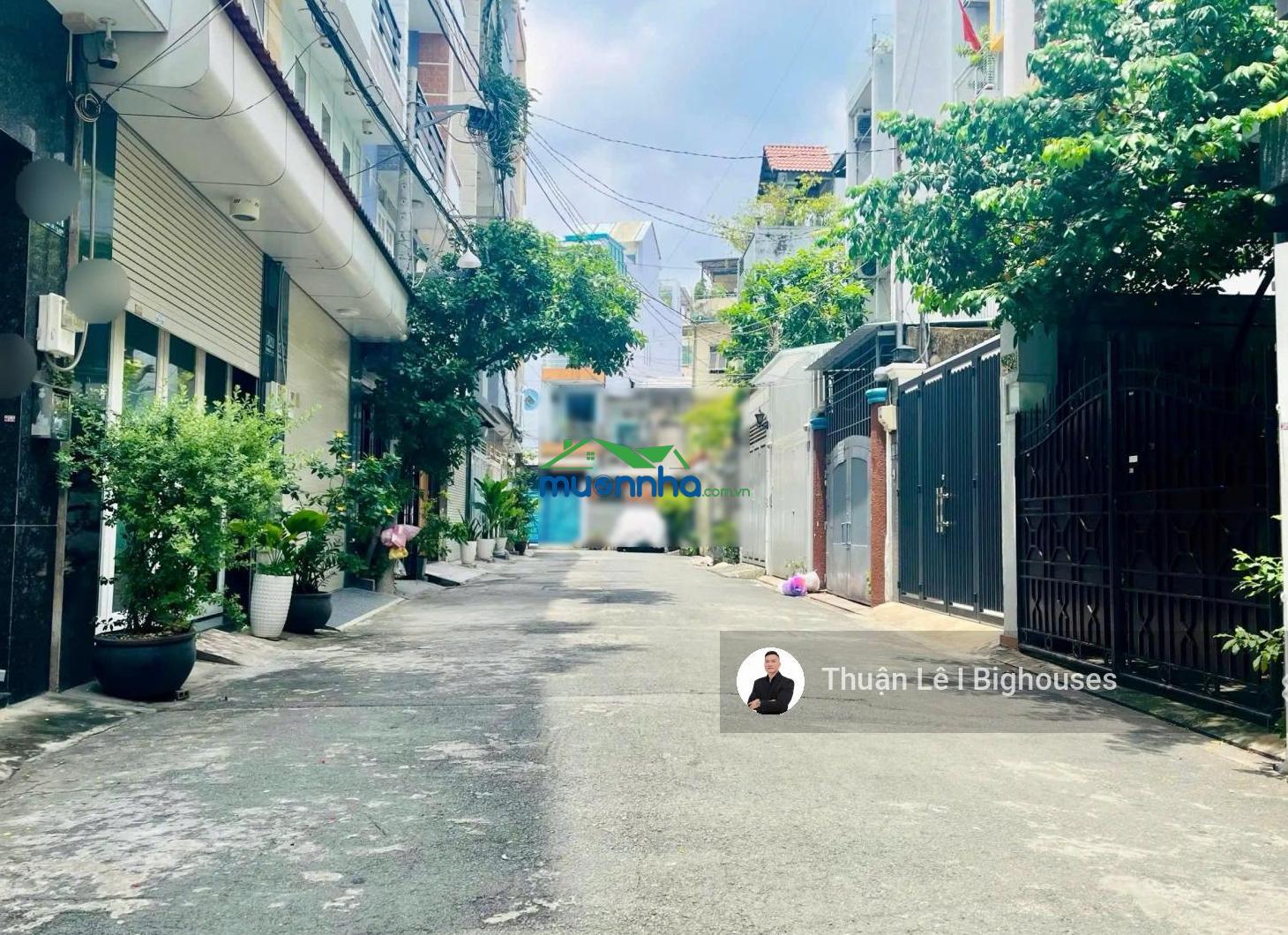 Mặt tiền 6m x 20m. hxh 6m khu hai bà trưng, sát nhà thờ màu hồng. nhà 3 tầng + sân. hạ 3tỷ bán gấp